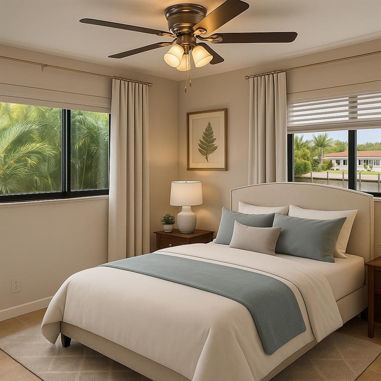 2621 Northeast 1st Street, Unit 10 Pompano Beach, FL 33062 - Photo 3 of 9 a bedroom with bed and window