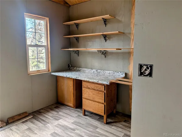 a room with storage and utility
