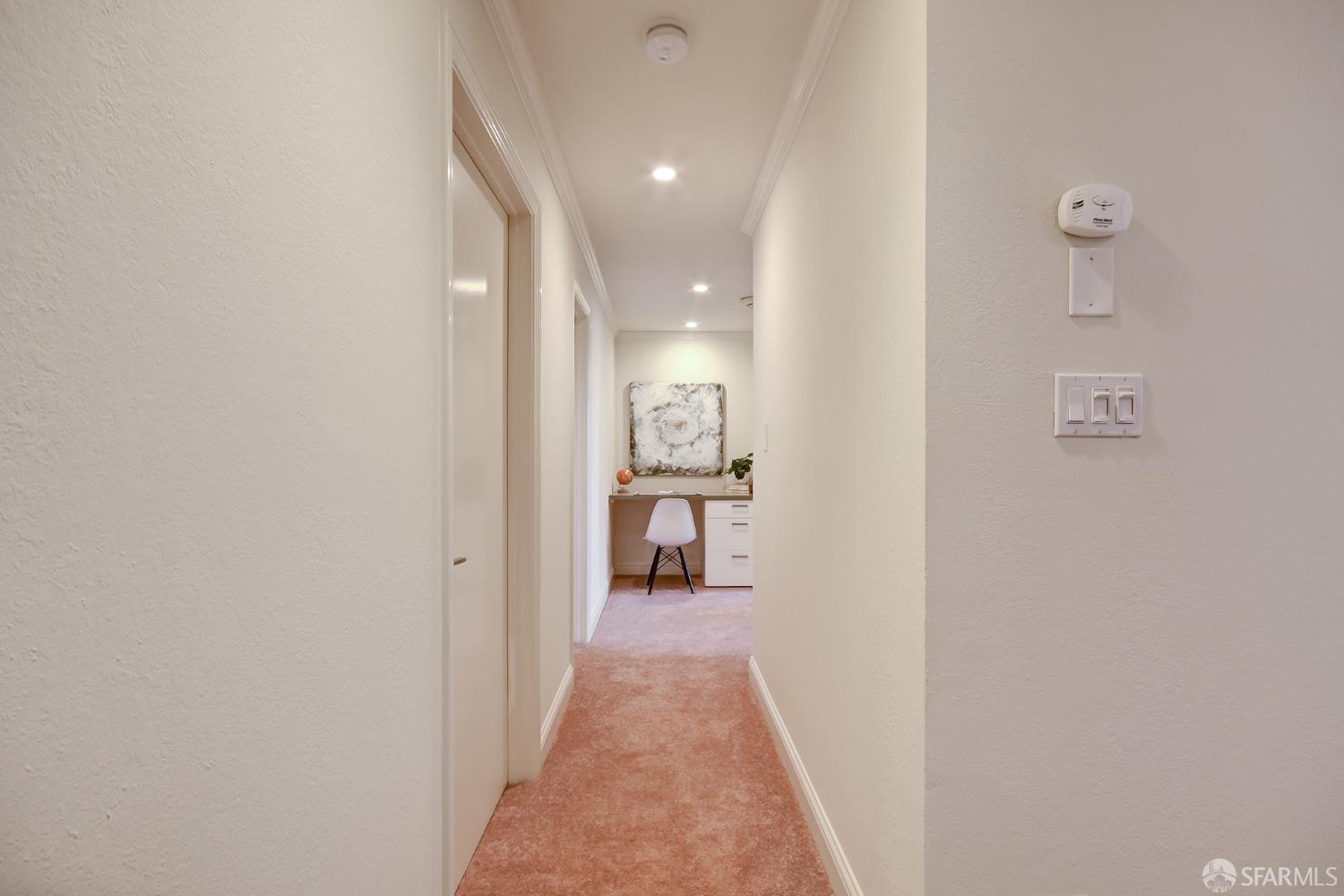 1171 Compass Lane, Unit 209 Foster City, CA 94404 - Photo 19 of 55 a view of a hallway with a room