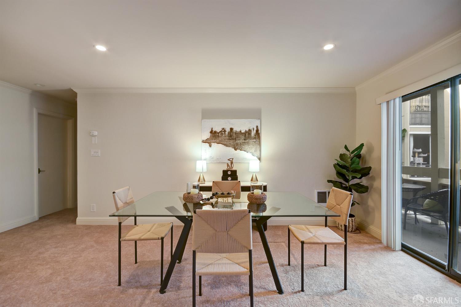 1171 Compass Lane, Unit 209 Foster City, CA 94404 - Photo 7 of 55 a dining room with furniture and window