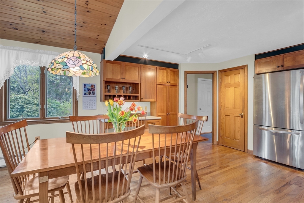1 Chester Road Boxborough, MA 01719 - Photo 21 of 41 a view of a dining room with furniture window and outside view