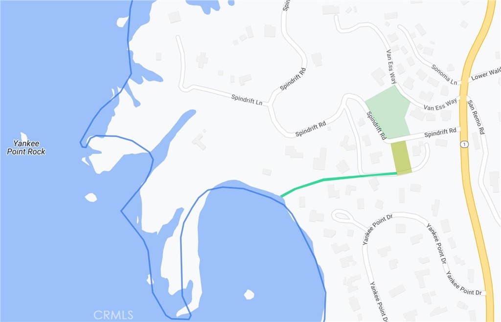 195 Spindrift Road Carmel, CA 93923 - Photo 12 of 12 Lot is the light olive colored rectangle from assessor.