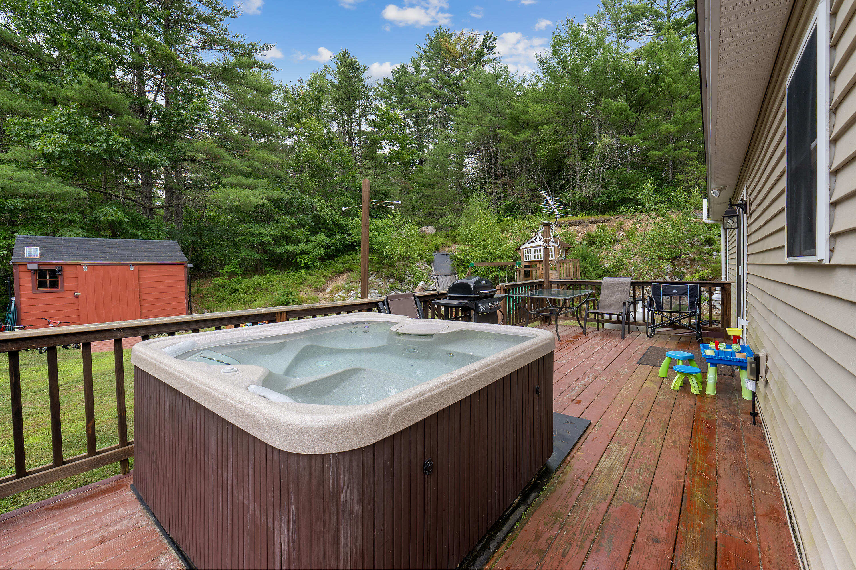 504 Balch Mill Road Newfield, ME 04095 - Photo 20 of 28 Hot Tub Retreat