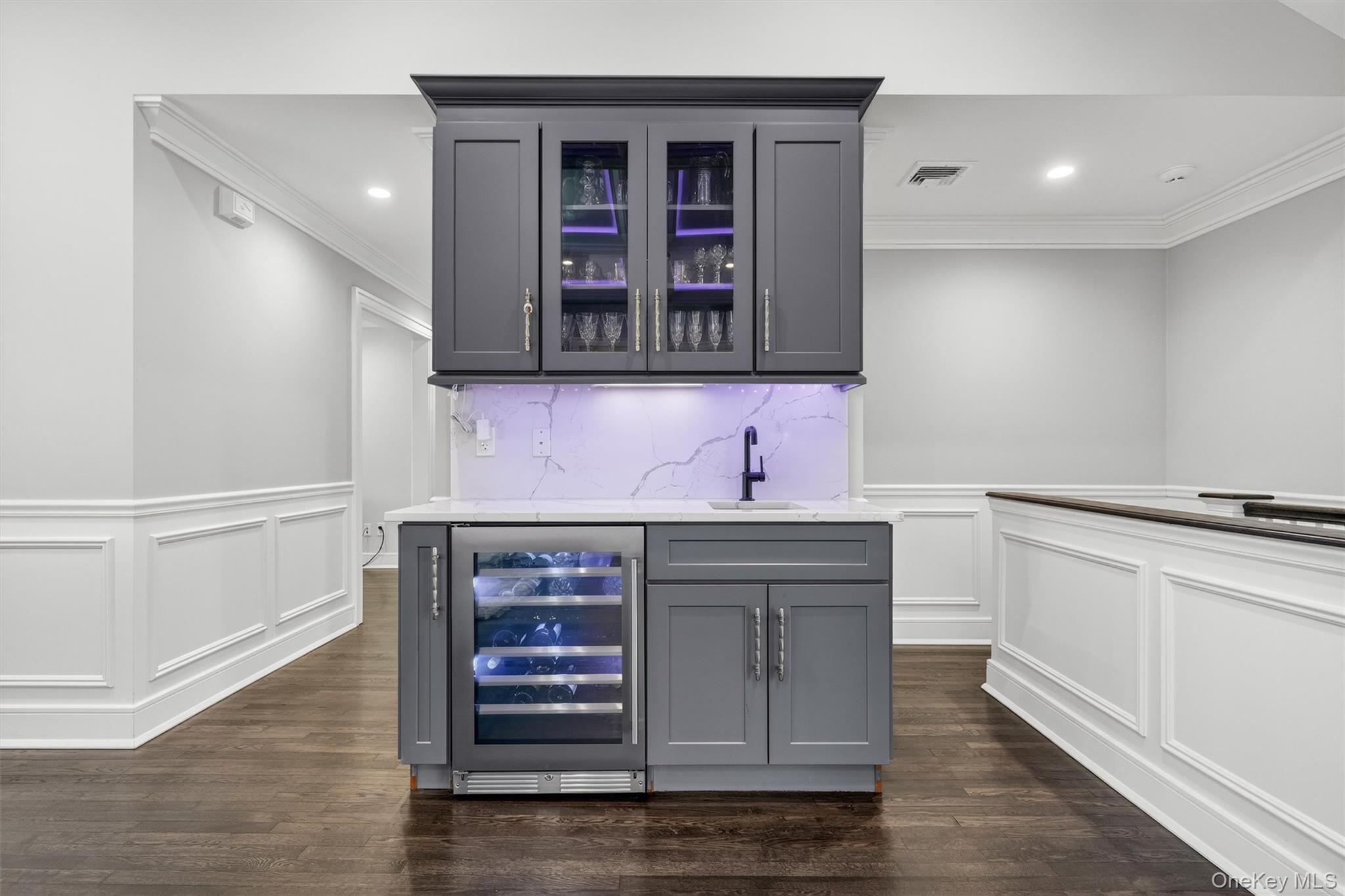 200 South Bedford Road Chappaqua, NY 10514 - Photo 16 of 38 a kitchen with a sink and cabinets