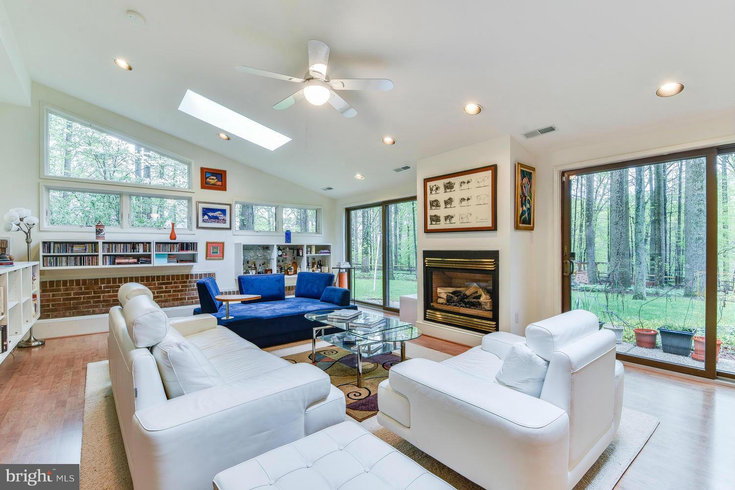 2004 Rebecca Court Silver Spring, MD 20906 - Photo 23 of 30 a living room with fireplace furniture and a large window