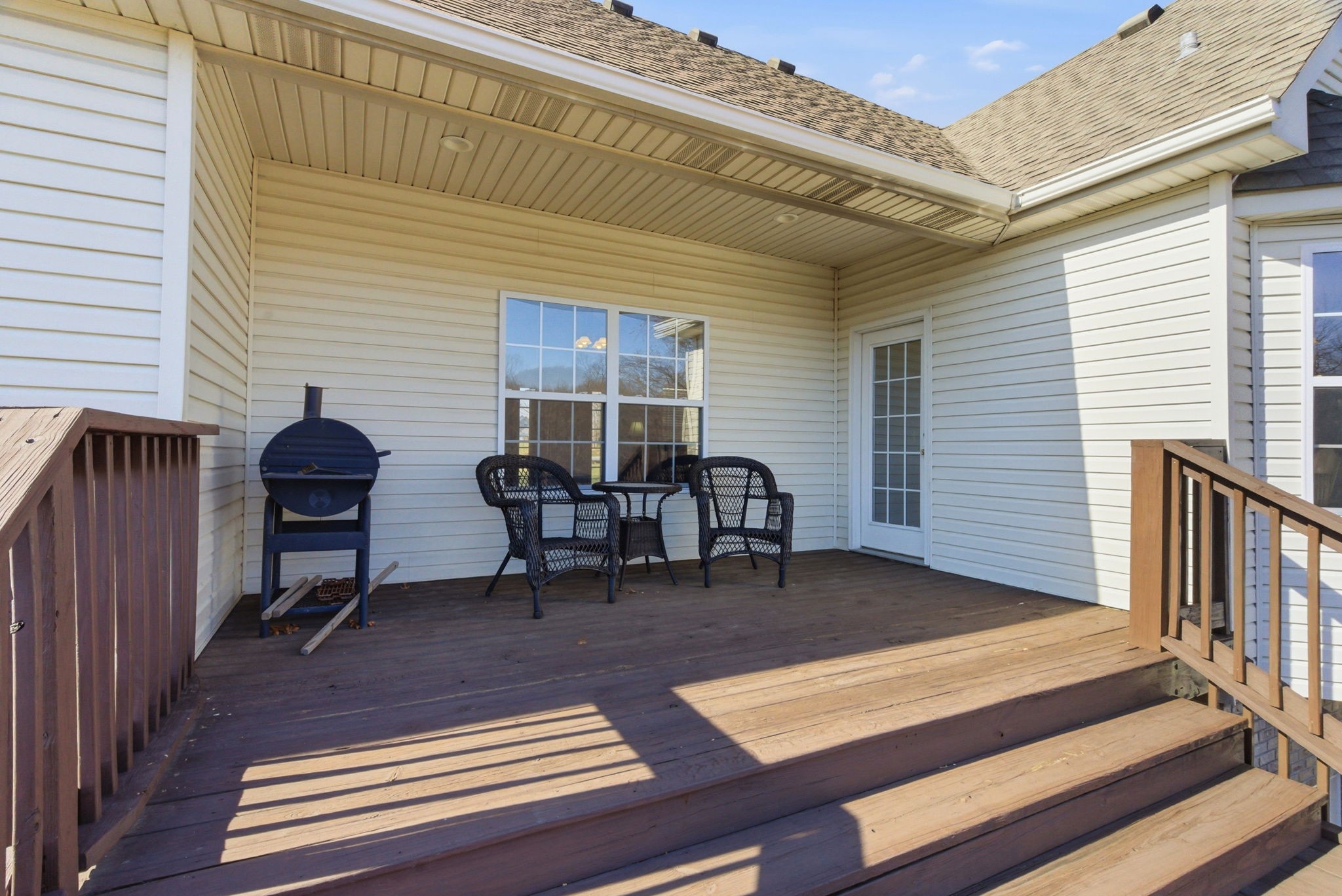 4357 Airport Road Springfield, TN 37172 - Photo 35 of 49 a backyard view with a chair and potted plant