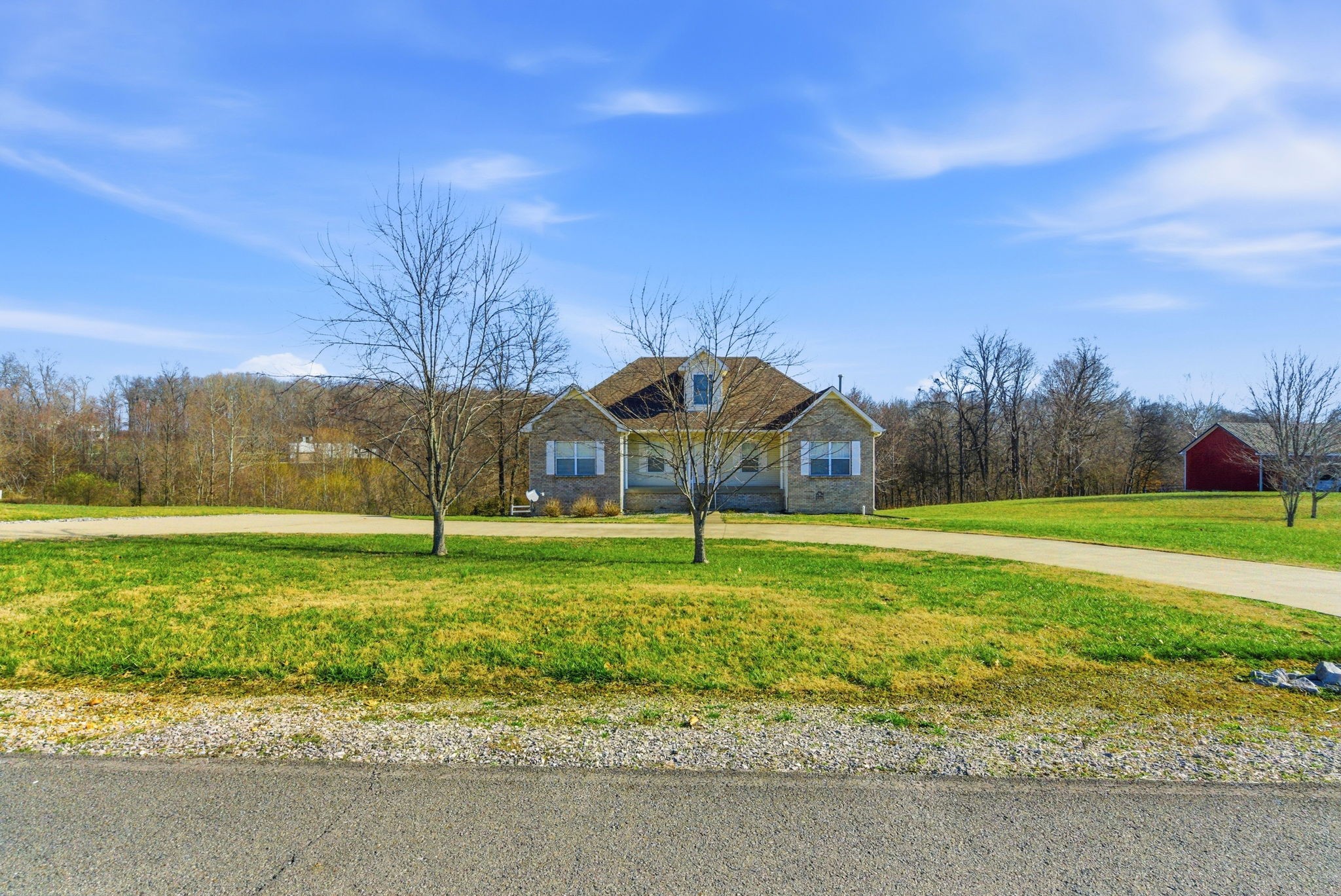 4357 Airport Road Springfield, TN 37172 - Photo 36 of 49 a swimming pool with big trees and a big yard