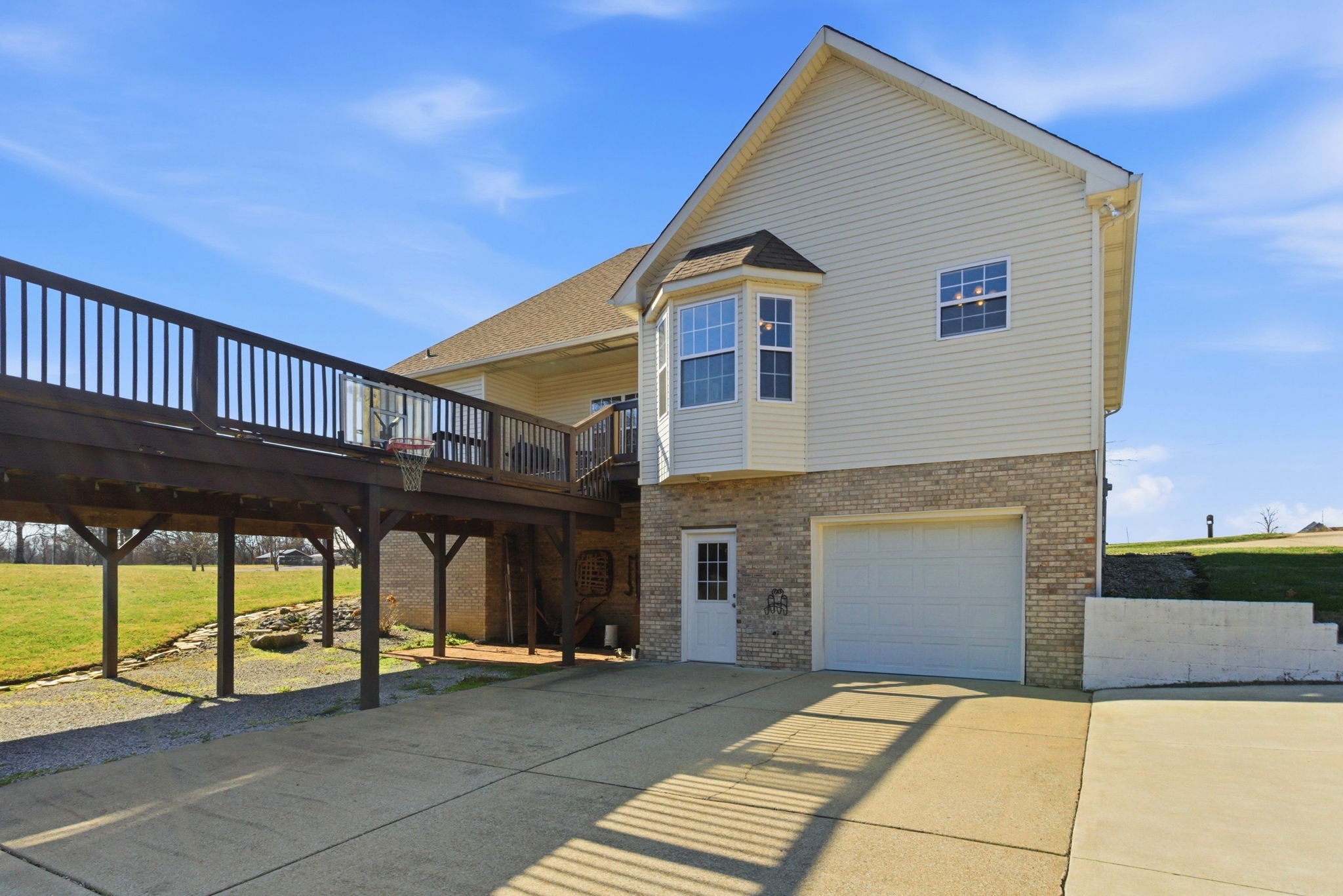 4357 Airport Road Springfield, TN 37172 - Photo 46 of 49 a view of a house with a patio and a yard