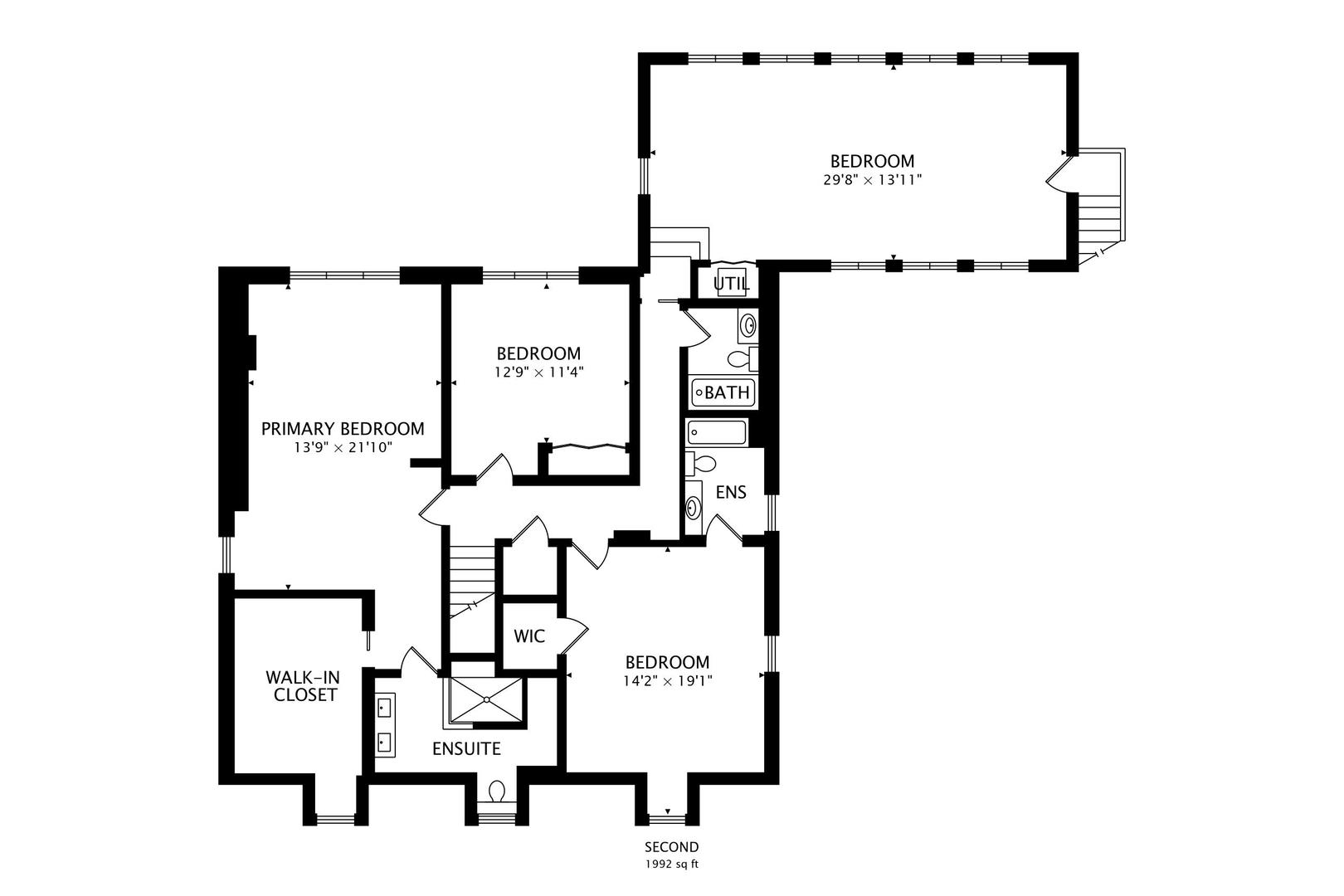 909 Locust Road Wilmette, IL 60091 - Photo 44 of 45 a picture of a bench in a white building