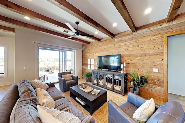 a very nice looking room with a large window