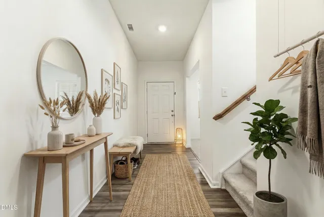 a view of front door