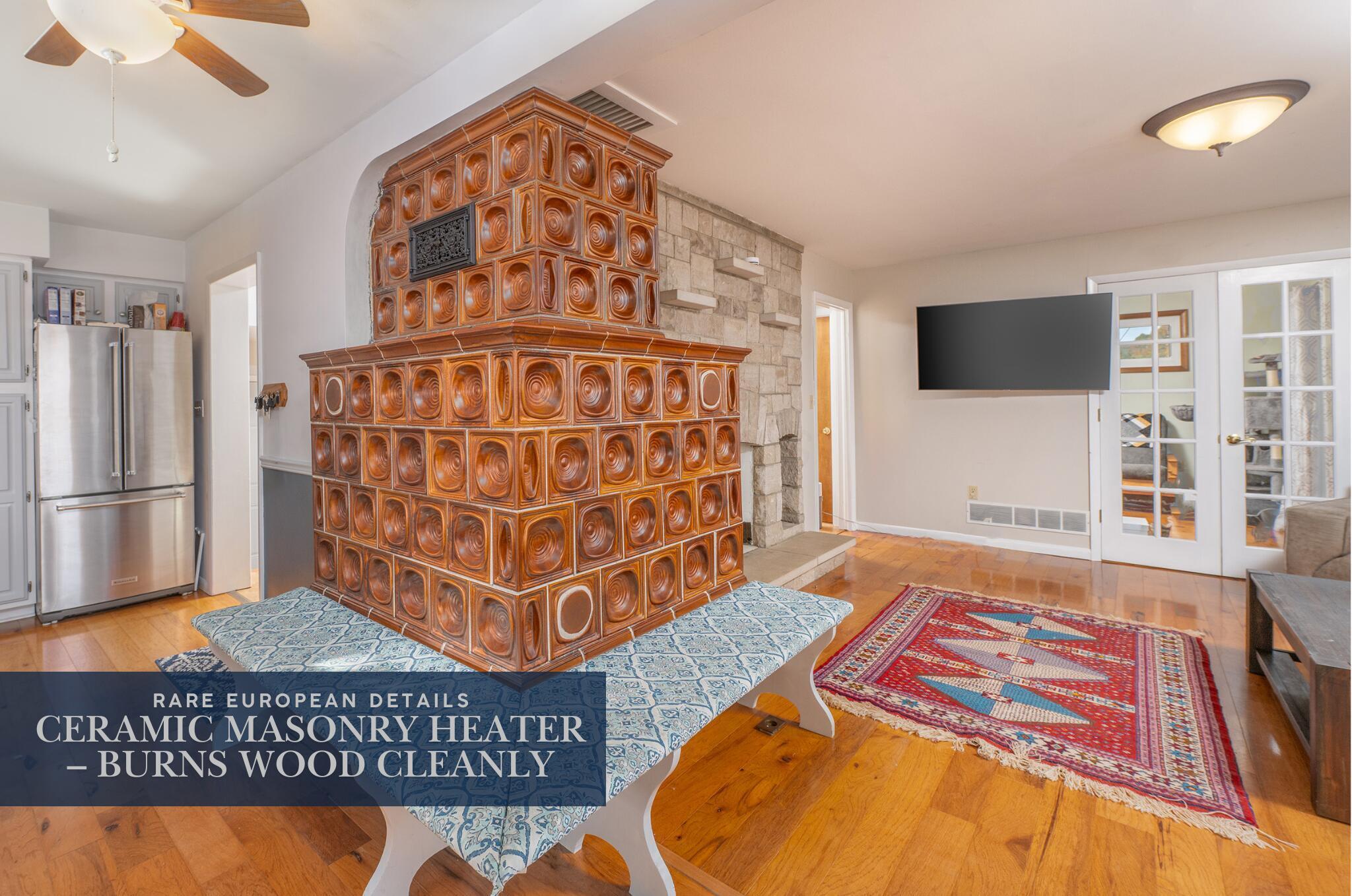 14119 Magers Road Howard, OH 43028 - Photo 15 of 54 Rare ceramic masonry heater burns wood c