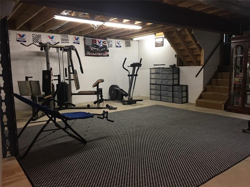 704 Red Mill Road Kittanning, PA 16201 - Photo 21 of 25 Basement could be utilized as "Man Cave" and features high ceilings!