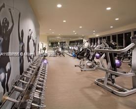 465 Brickell Avenue, Unit 4705 Miami, FL 33131 - Photo 24 of 29 a view of a room with gym equipment