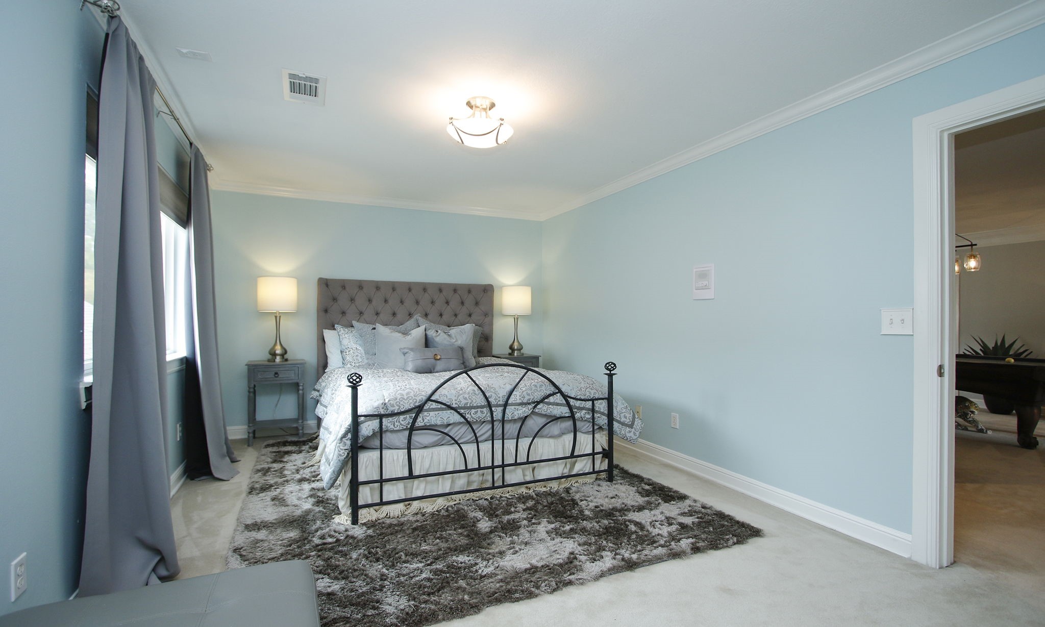16610 Manningtree Lane Spring, TX 77379 - Photo 37 of 50 This is another view of the first bedroom on the second floor of the home.