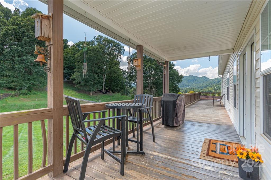 150 Triple R Drive Canton, NC 28716 - Photo 33 of 44 a view of a chairs and table in the balcony