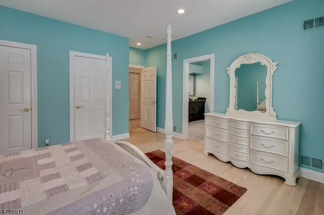 a room with furniture and a fireplace