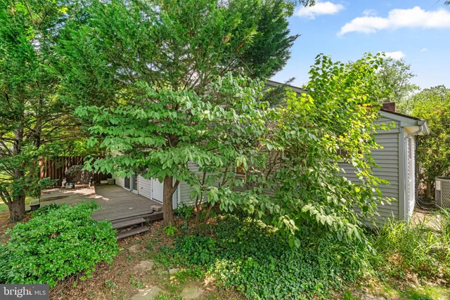 a aerial view of a house