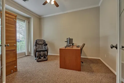a view of workspace with window