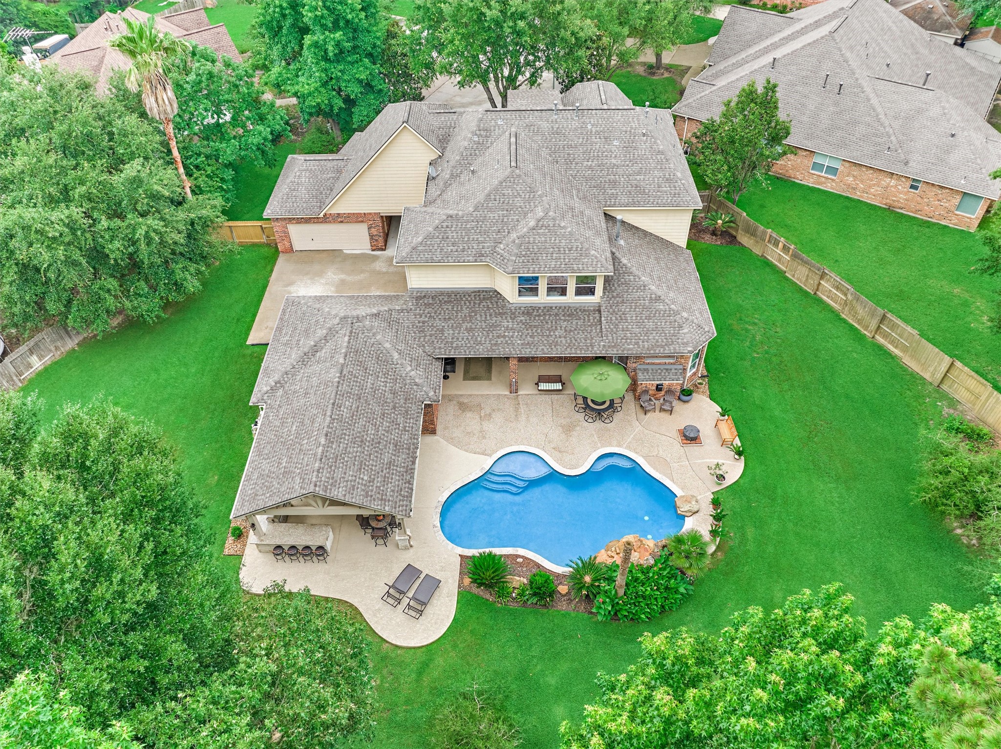 2500 Eagle Post Drive Conroe, TX 77304 - Photo 37 of 50 A birds-eye view of this impressive property just minutes from nearby schools, shops/dining, and I-45!