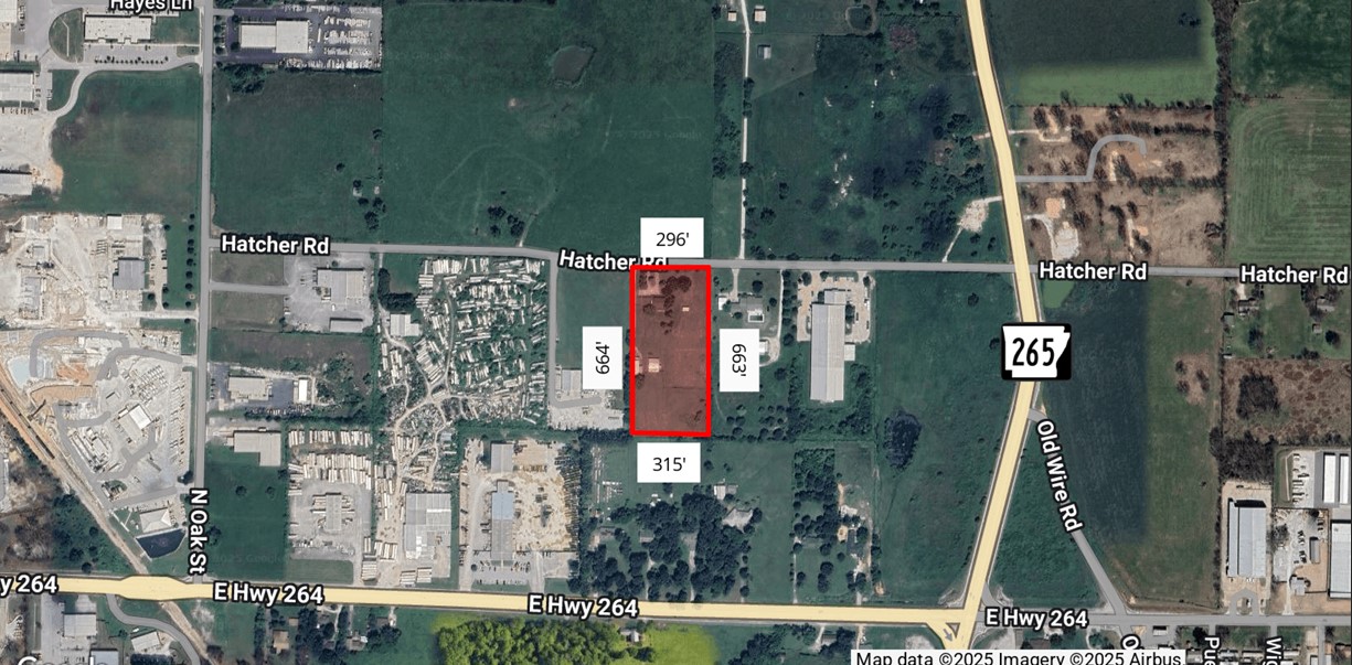 1035 Hatcher Road Springdale, AR 72764 - Photo 10 of 10 Map of property location