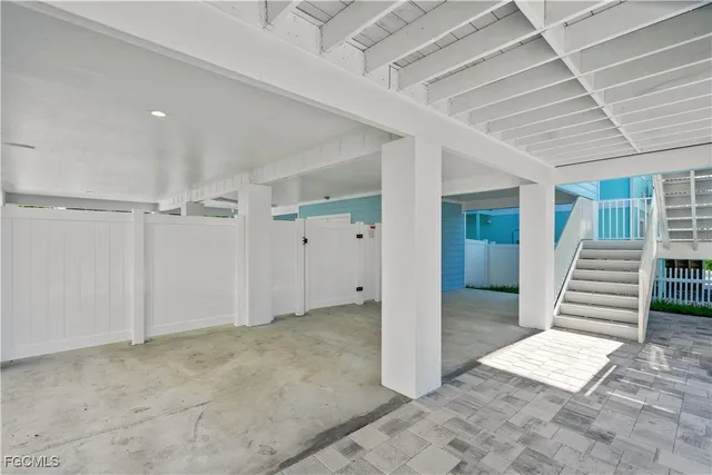 a view of backyard space