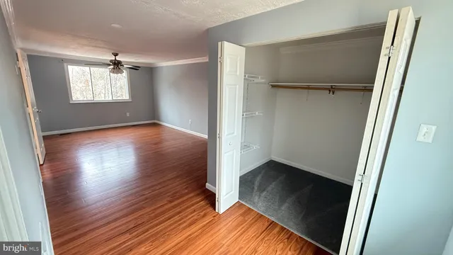 wooden floor in a gallery