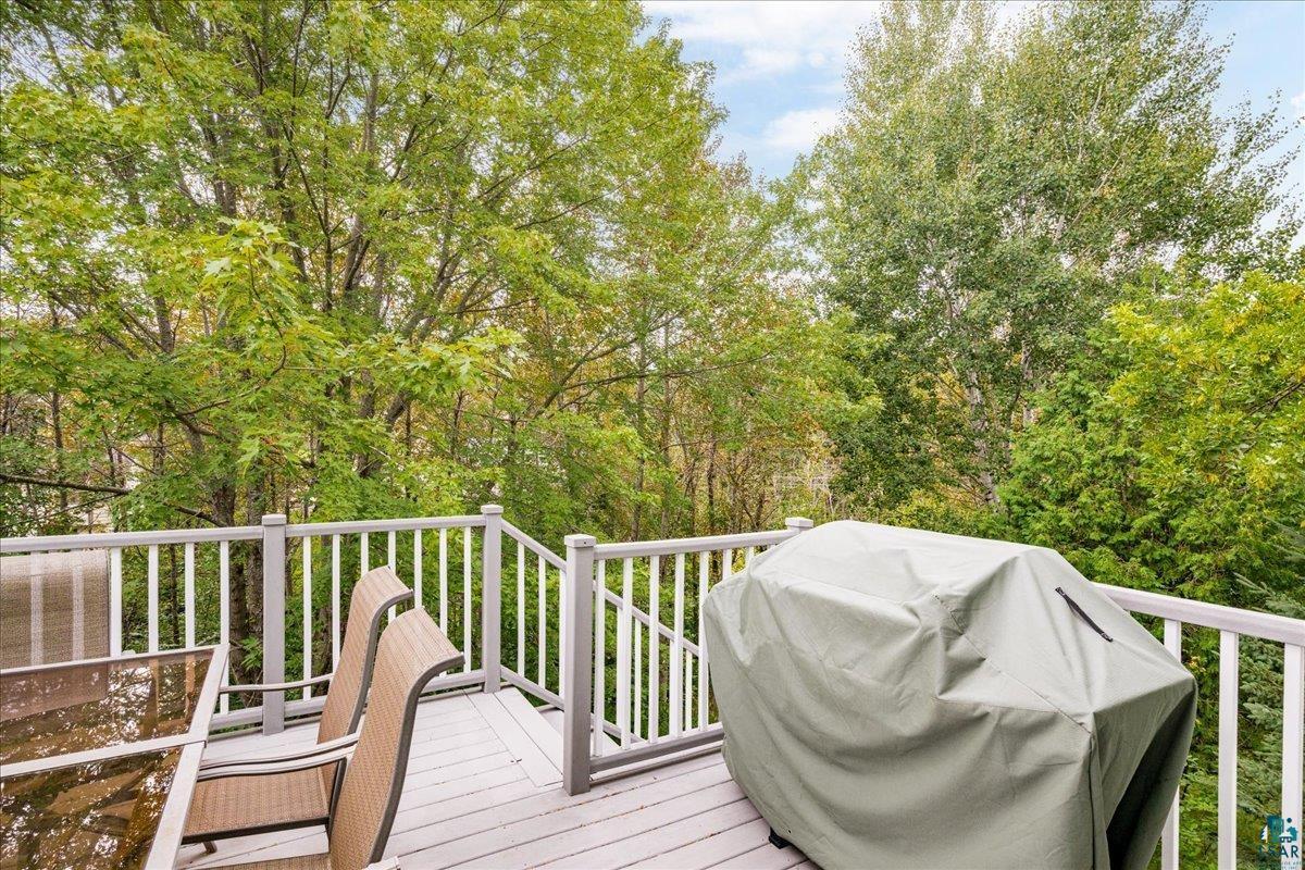 2524 Providence Road Duluth, MN 55811 - Photo 32 of 42 Wooden deck featuring grilling area