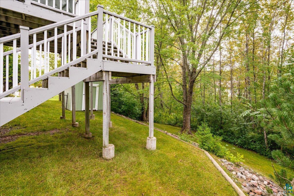 2524 Providence Road Duluth, MN 55811 - Photo 33 of 42 View of yard featuring a deck