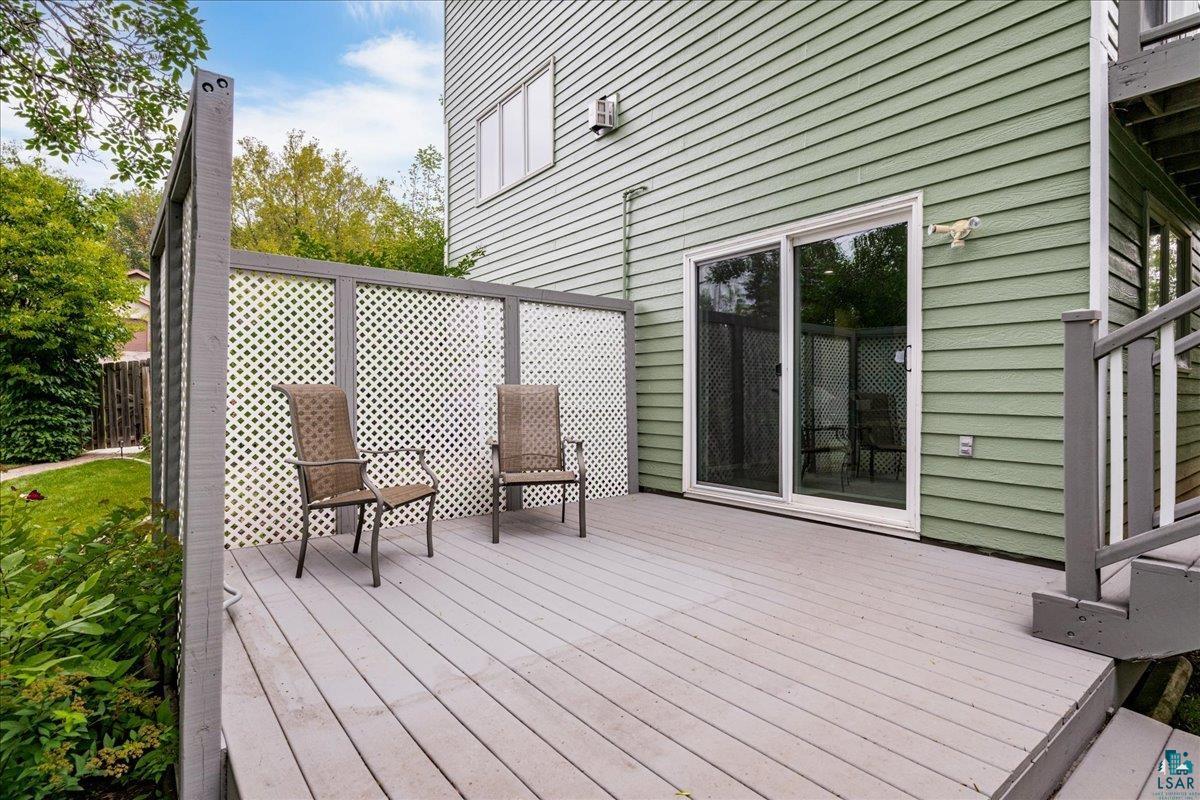2524 Providence Road Duluth, MN 55811 - Photo 34 of 42 View of wooden deck