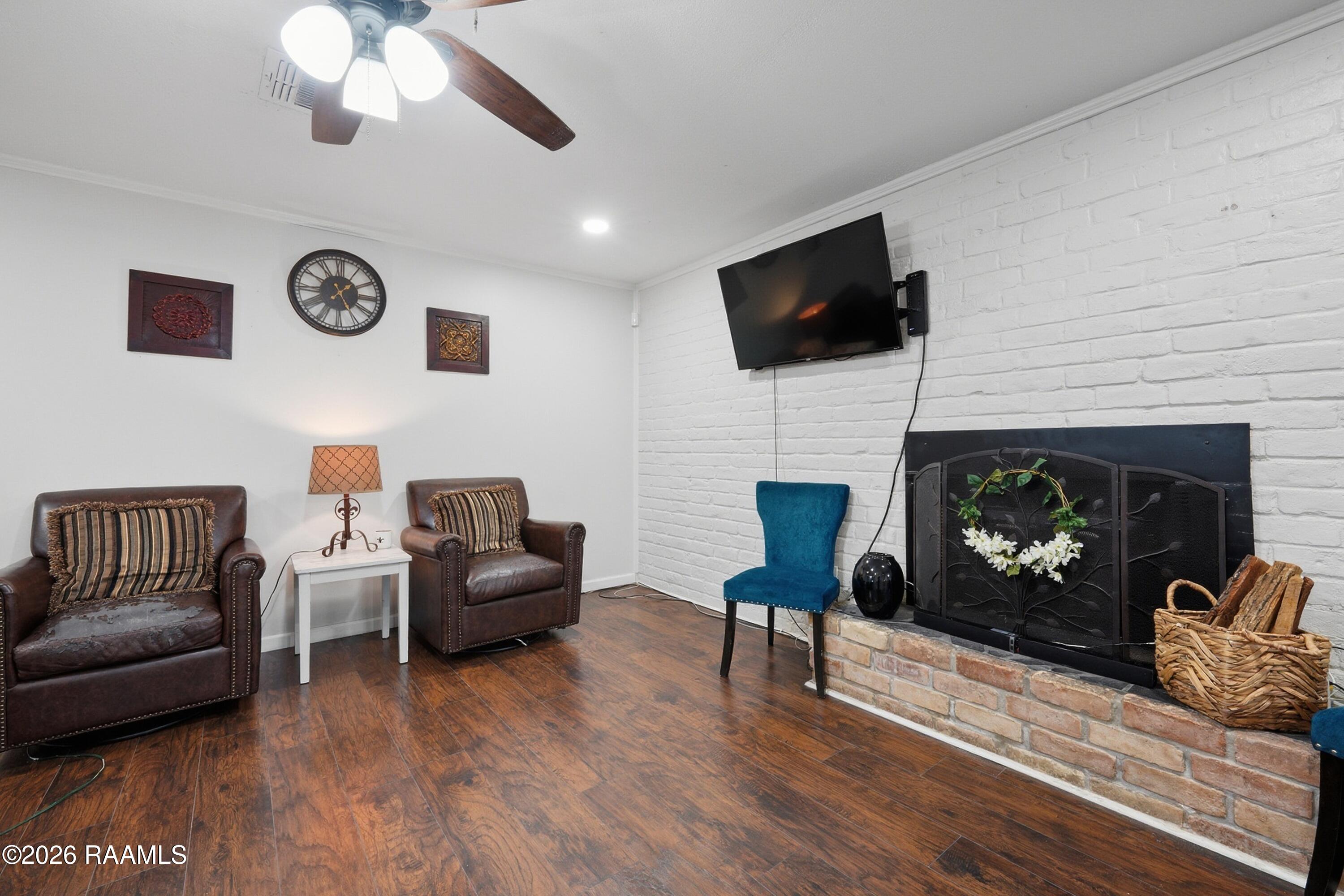 218 Fallis Road Lafayette, LA 70507 - Photo 6 of 28 Fallis wood burning fireplace