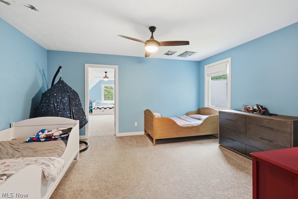 2323 Call Road Stow, OH 44224 - Photo 34 of 42 Light-colored carpeting complementing blue walls