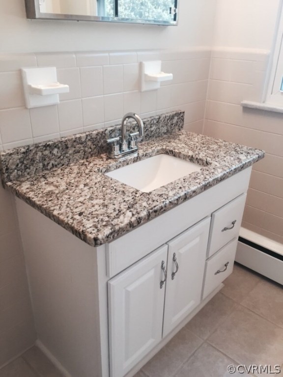 1602 Bexhill Road Henrico, VA 23229 - Photo 18 of 24 New Vanity in the Master Bath - Gorgeous New Tile