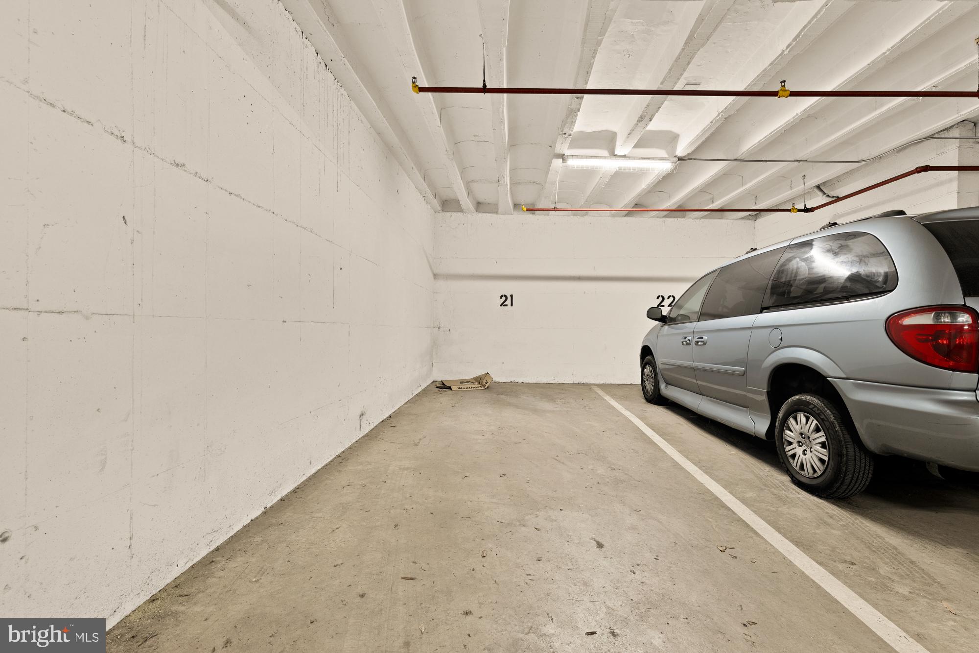 5100 Dorset Avenue, Unit 308 Chevy Chase, MD 20815 - Photo 23 of 31 a view of a car in garage