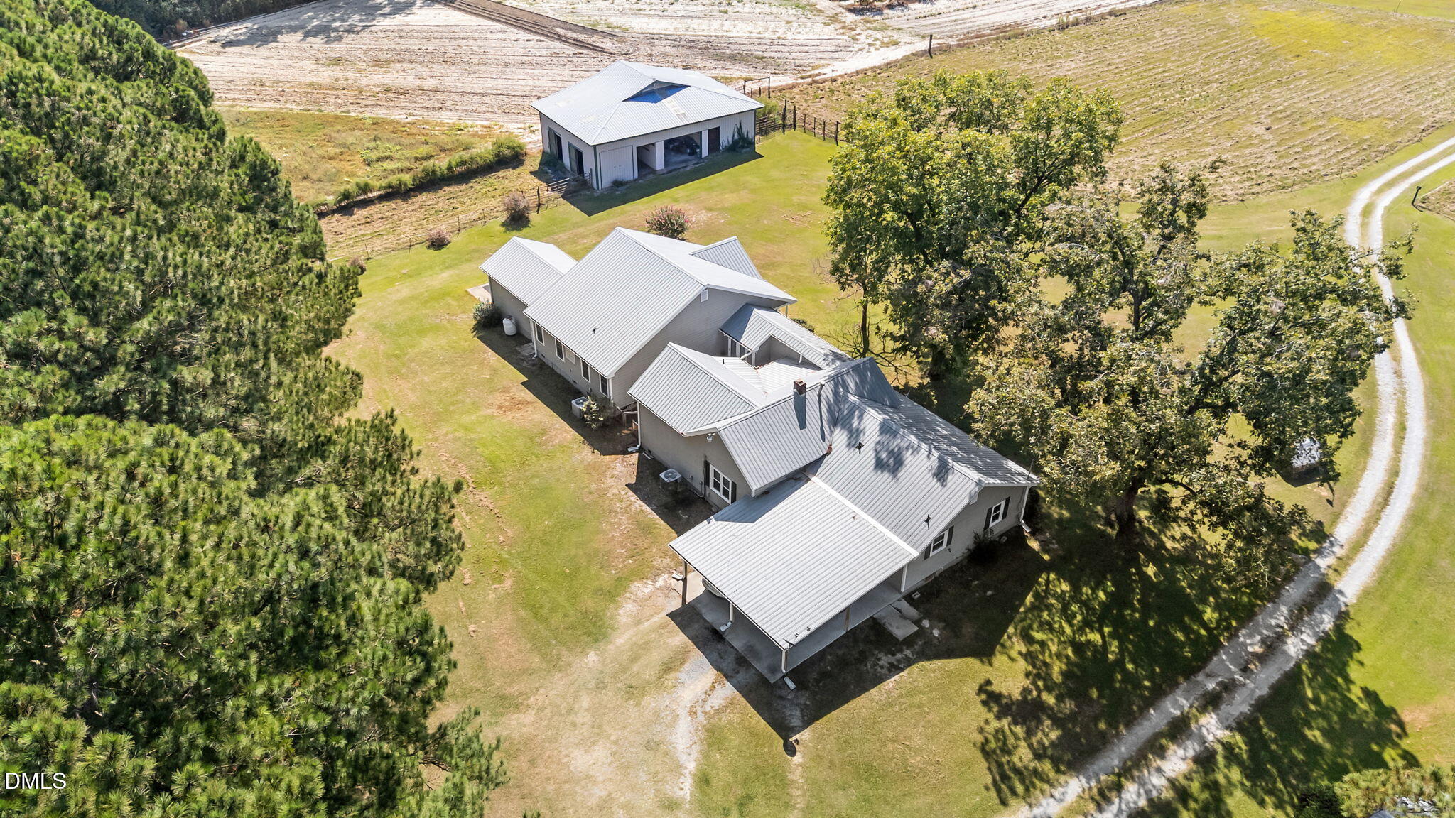 1208 Peach Orchard Road Four Oaks, NC 27524 - Photo 13 of 63 an aerial view of a house with a yard