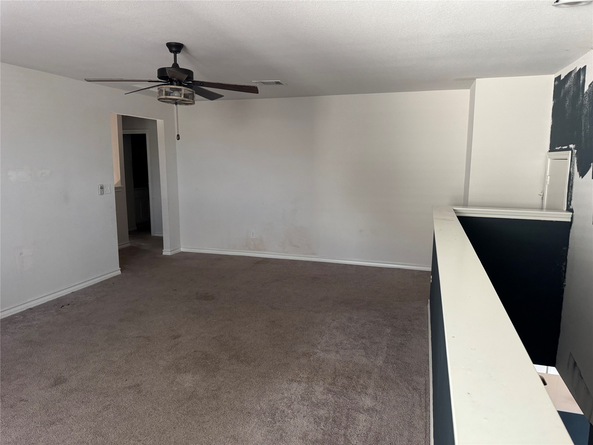 333 Capstone Road Liberty Hill, TX 78642 - Photo 27 of 40 Spare room with ceiling fan and light carpet
