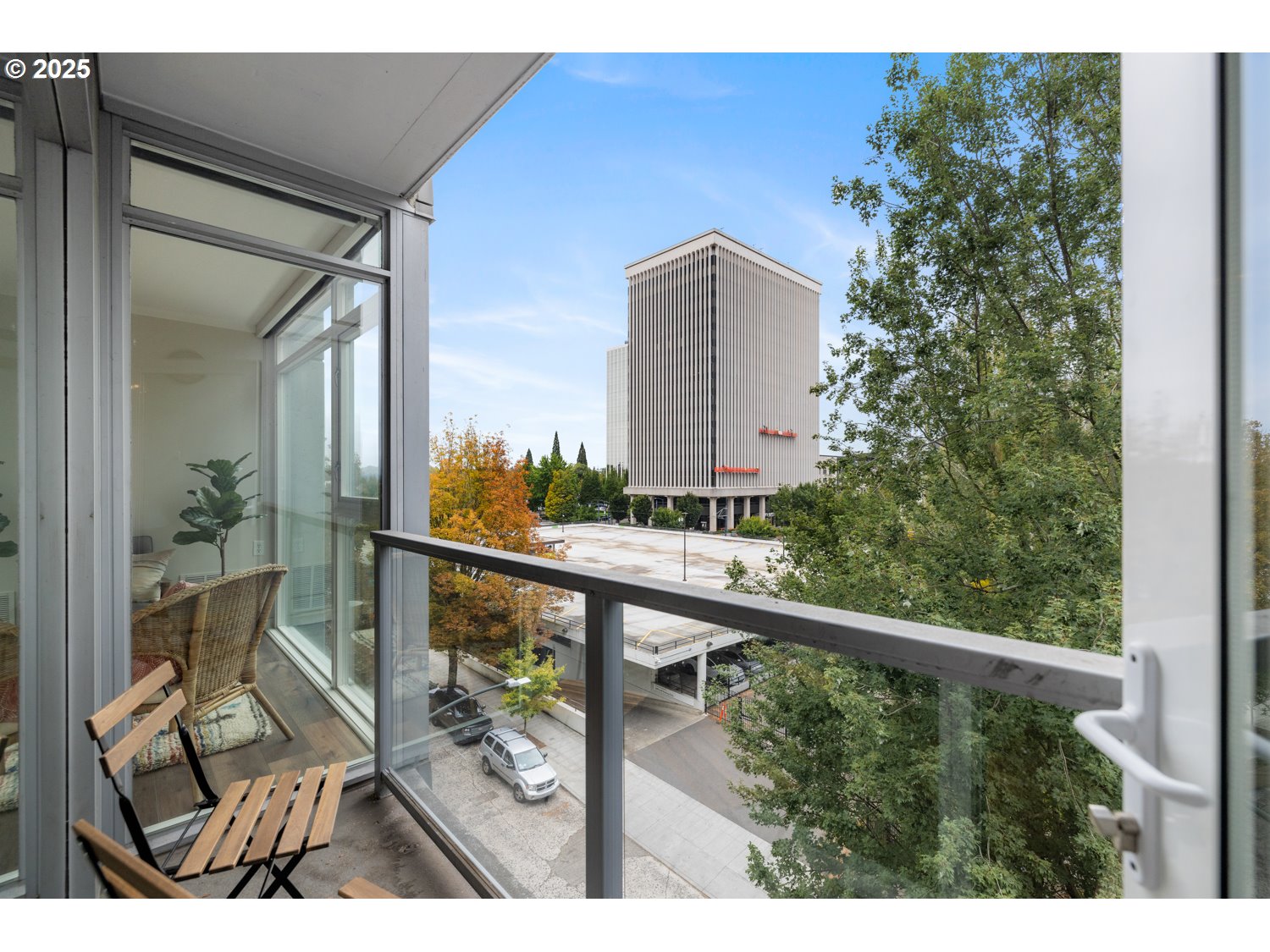 533 Northeast Holladay Street, Unit 601 Portland, OR 97232 - Photo 15 of 25 a view of balcony with furniture