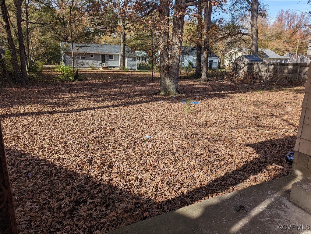 View of yard