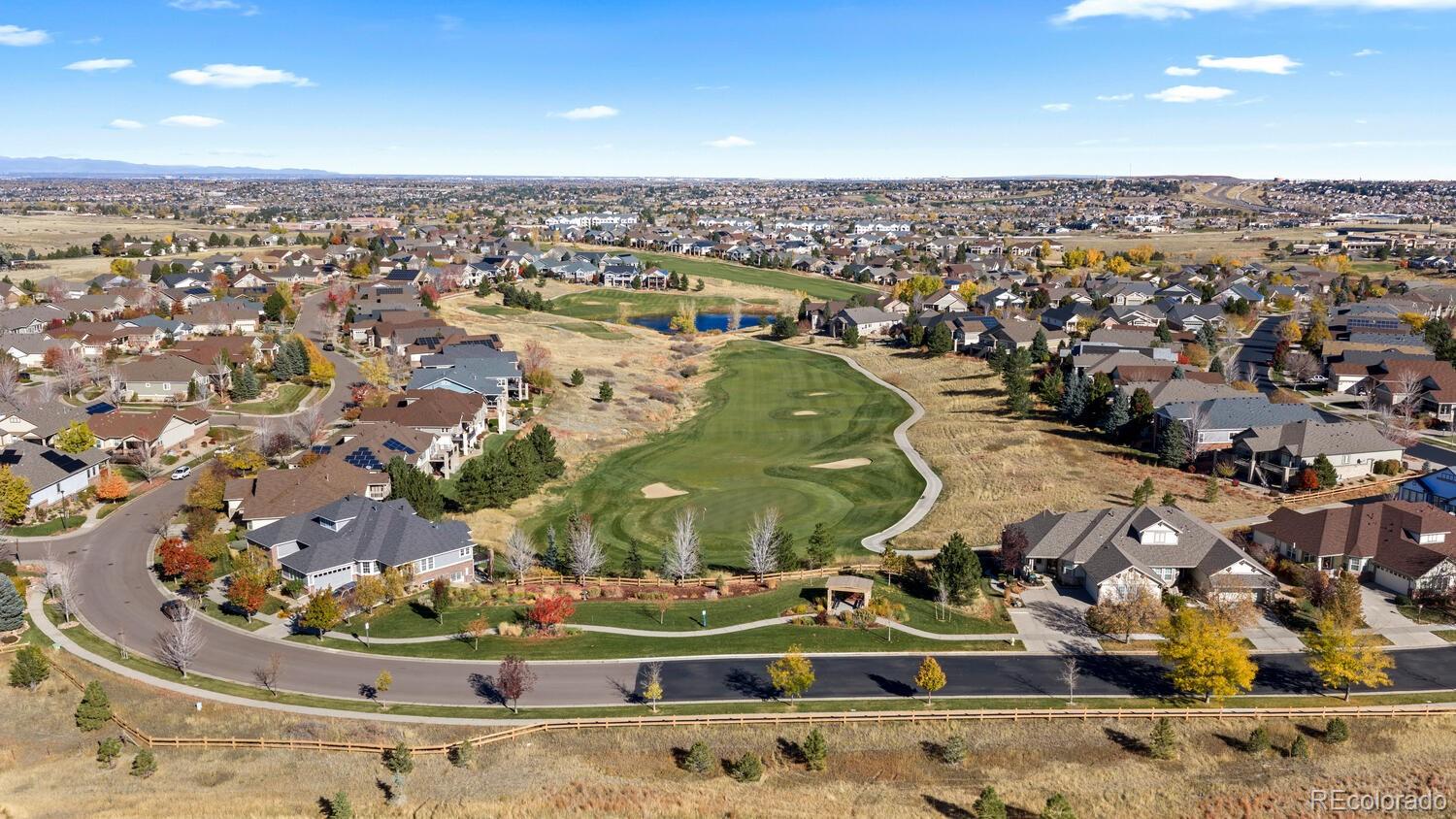 8322 South Quatar Circle Aurora, CO 80016 - Photo 42 of 47 an aerial view of residential houses with outdoor space