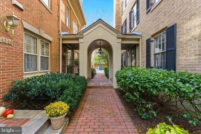 front view of a house with a tree