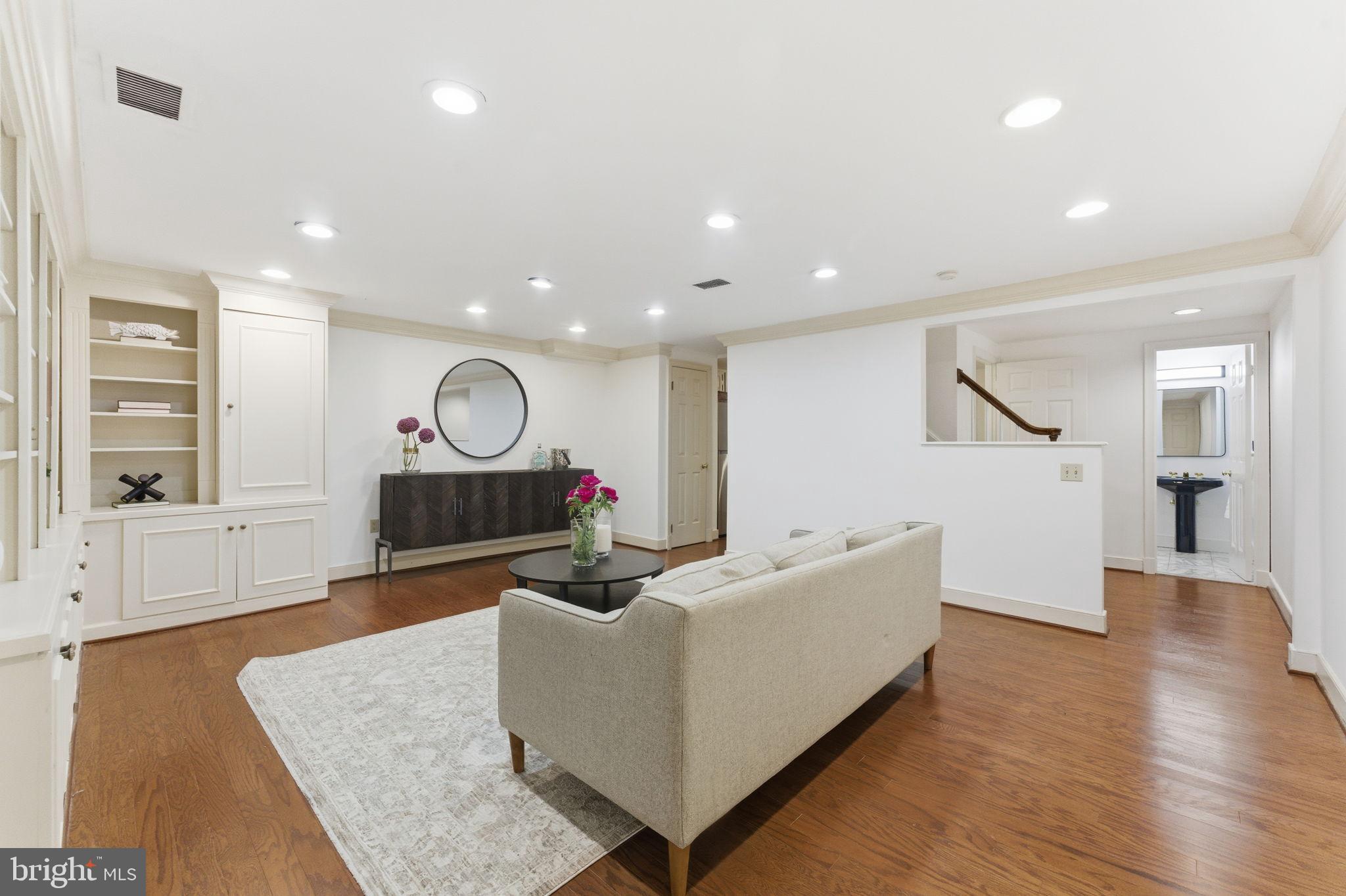 4354 Westover Place Northwest Washington, DC 20016 - Photo 51 of 63 a living room with furniture and a wooden floor