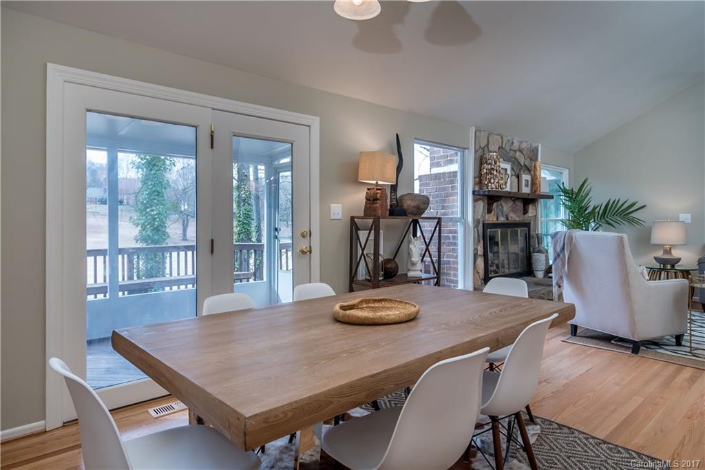 9300 Fairway Ridge Road Charlotte, NC 28277 - Photo 20 of 23 a dining room with furniture and wooden floor
