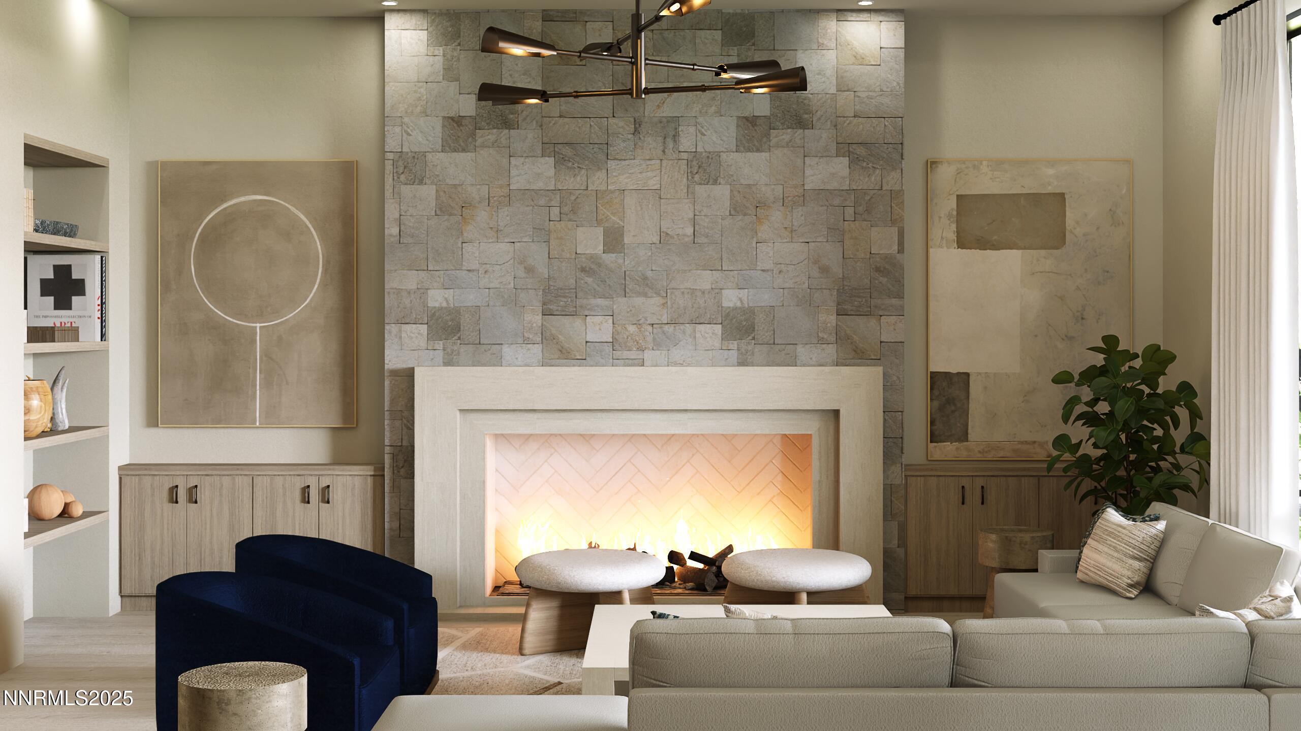 16960 Salut Court Reno, NV 89511 - Photo 5 of 42 a living room with furniture and a fireplace