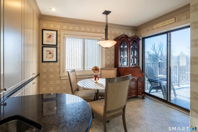 a bathroom with a shower and a toilet