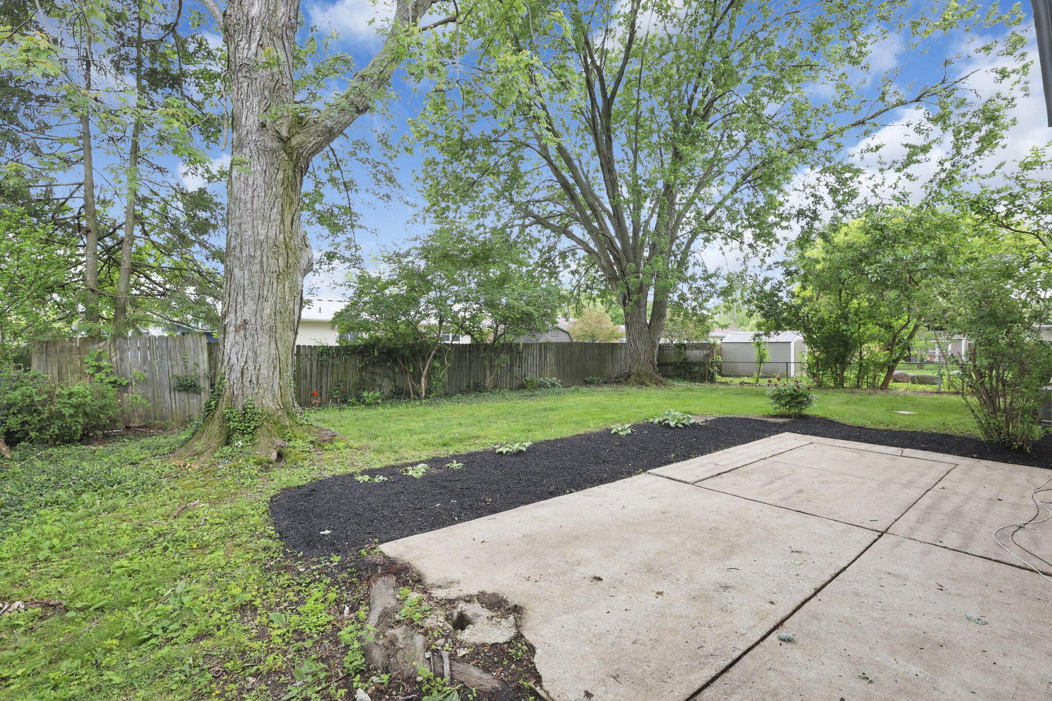 1883 Fairhaven Road Columbus, OH 43229 - Photo 61 of 79 View from Patio shows mature landscaping and private yard.