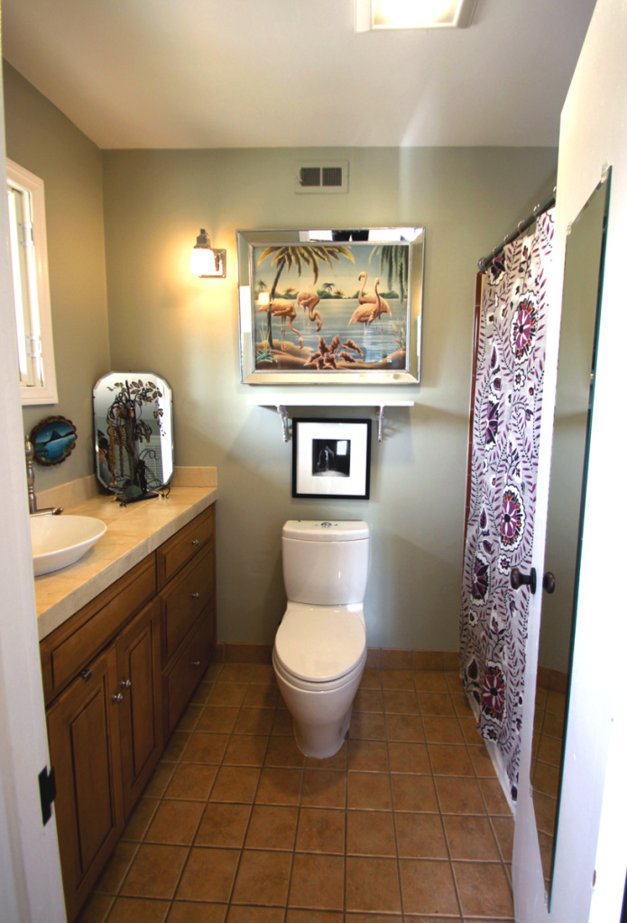 40 Pine Drive Santa Barbara, CA 93105 - Photo 10 of 30 a bathroom with a toilet sink and mirror