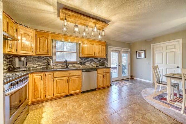 2912 Gribble Edwards Road Hayesville, NC 28904 - Photo 10 of 46 Roomy Kitchen with French doors to the back porch