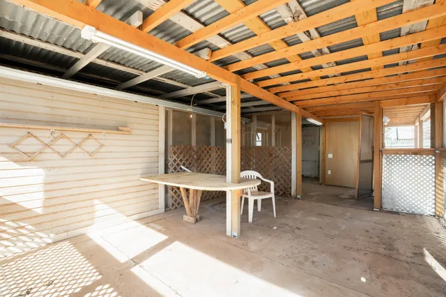 a view of a house with a outdoor space