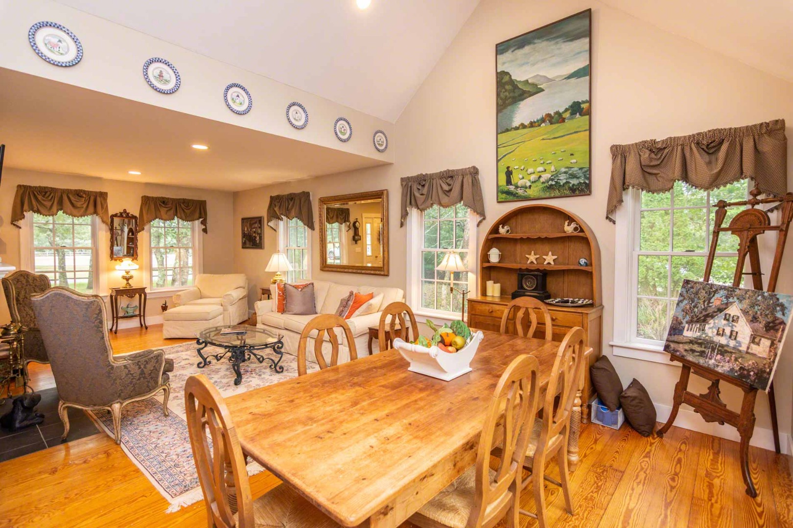 14 Bold Meadow Road Edgartown, MA 02539 - Photo 11 of 37 Open Dining and Living Rooms