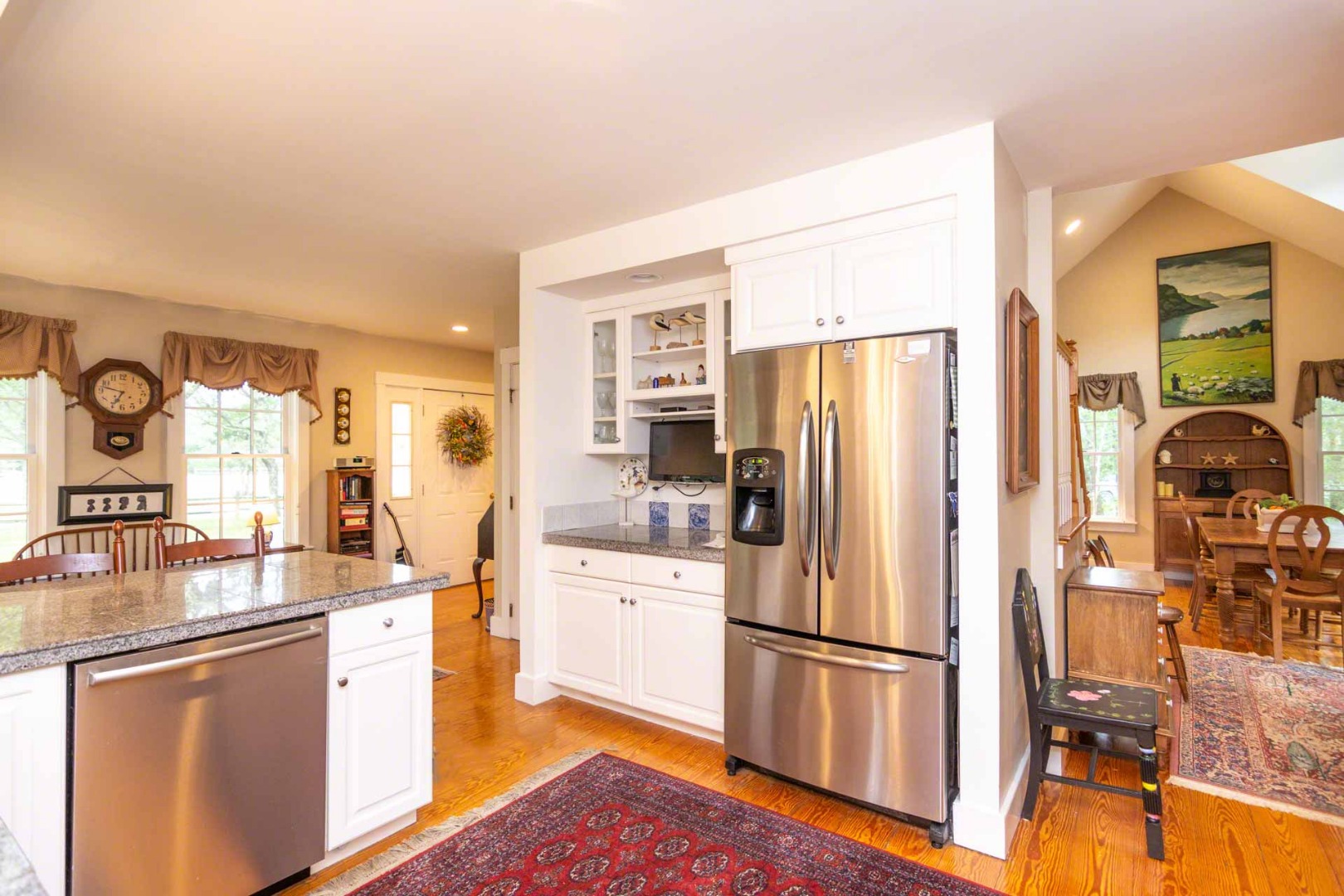 14 Bold Meadow Road Edgartown, MA 02539 - Photo 16 of 37 Kitchen Opens to Dining and Living Rooms